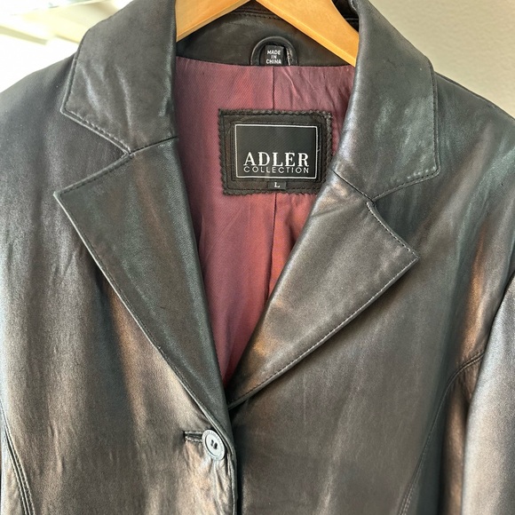 Adler Collection Genuine Leather Jacket – Women’s Size L - Picture 2 of 6